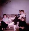 the girls at home with dad