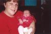 Aunt Marilyn and niece Kelsey Christmas 2002