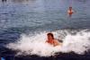 Riding a dolphin in Cuba